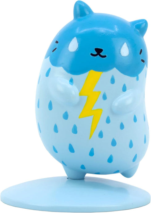 Cats vs Pickles Mini Figure 3-Pack - Collectible Animal Figurines for Kids & Adults, The Great Catsby, Goldie Fish,