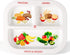 Health Beet MyPlate Portion Control Plate, 3 Divided Sections for Proteins, Grains & Veggies, 1 Pack