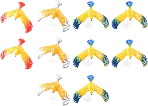 Kisangel 30Pcs Balance Bird Gravity Bird Balancing Birds for Finger Desktop Figurines for Fun Display