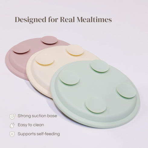 Set (6-Piece) Set (6+ Stainless Steel Baby Feeding Suction Plate & Bowl, Straw Cup, Spoon, Fork & Bib Non-Toxic