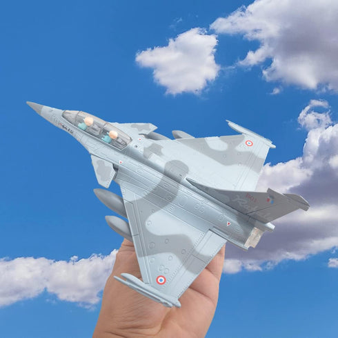 Ailejia Diecast Rafale Fighting Falcon Airplane Model Aircraft Army Air Force Toys Die Cast Military Plane Pull Back