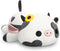 Onsoyours Cute Cow Plushie with Sunflower Headwear, Soft Stuffed Milk Love Cow