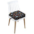 2 Toddler Booster Seat Dining, Cartoon Canvas Washable Straps Safety Buckle Kids Booster Seat for Dining Table