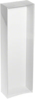 Redoll Clear Folding Display Box with White Liners for 11-12 inch Dolls or Action Figures, Pack of 6