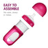 8 Oz Boon Nursh Bottles - Silicone Baby Bottles Help Ease Colic Symptoms - Reusable Food-Grade Silicone Pouches
