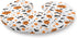 KuphiL10C Halloween Pumpkin Bats Stars Pattern Nursing Pillow Cover, Unisex Fall Autumn Holiday Removable Breastfeeding