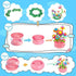 BEMITON Flower Building Toy Set - 148 Pcs Arts and Crafts Kit for Girls, Best Birthday Gifts for Ages 3-7