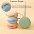 Silicone Pacifier Holder Case, Silicone Pacifiers Storage Case for Newborn, BPA-Free Portable Travel Pacifier Pouch