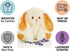 1.5 lb, Bashful Bunny Microwavable Easter Stuffed Animal, Weighted Heatable and Coolable Lavender Scented Plush