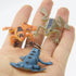 Kvvdi 12 Pcs 1.4 Inch Small Colorful Plastic Poison Dart Frogs, Rainforest Animals Frog Toys