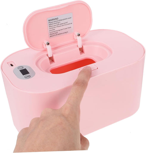Holibanna Baby Diaper Wipe Warmer Adjustable Temperature Control Large Capacity Wet Tissue Heating Box for Newborns