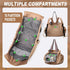 Grluvxo 15 Backpack Everyday Bag Tote for Women Large Capacity with Compartments Travel Work Shoulder Bag Convertible