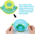 PandaEar Stay Put Spill Proof Stackable Baby Suction Bowls, 3 Sizes for Toddlers with Silicone Feeding Utensils and