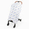 Muslin Stroller Cover, Versatile Sunshade, Windbreaker, and Insect Shield, Stylish and Breathable Travel Accessory