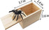 Fake Spider in a Box, Prank Gift for Adults & Kids, Handmade Wooden Pop Out Scare Surprise Boxes for Halloween