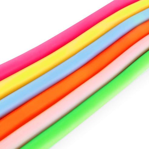 Super Z Outlet Stretchy Jelly String Noodles Fidget Sensory Toys Set (9.5" to 5 Feet), 24 Pack
