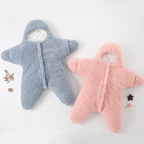 HotBlizi Cute Baby Starfish Onesie Thick Warm Wearable Soft Newborn Baby Infant Swaddle Wrap Sleeping Sack