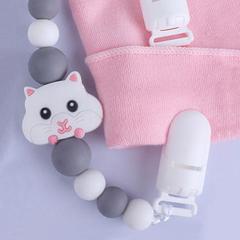50 Pack 15mm Ribbon Pacifier Plastic Suspender Clips for DIY Teething Toys, Baby Blankets, Dummy Leash, Black
