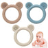 Teething Toys for Babies 0-6 Months, 3 Pack Silicone Baby Toys, BPA Free Soft Textured Relief for Sore Gums
