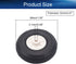 Heyiarbeit 1.5" RC Model Airplane Foam Wheel Super Light Tire and Wheel Sets for RC Airplane PU Sponge Tire with Plastic Hub 2 Pcs