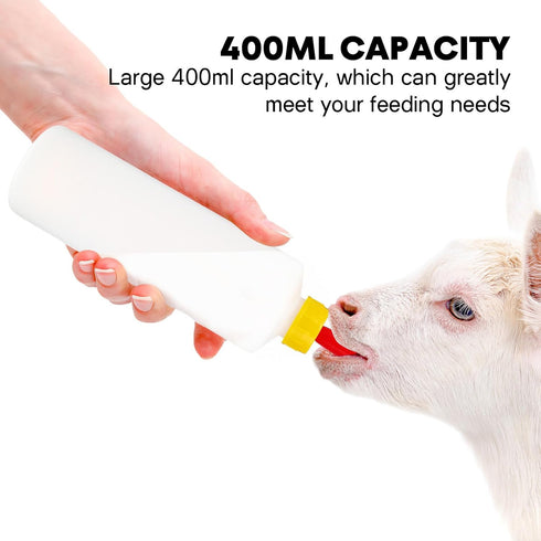 Housoutil Lamb Feeding Bottle Set, Milk Feeder for Goat, Sheep, Livestock, Nursing Bottle
