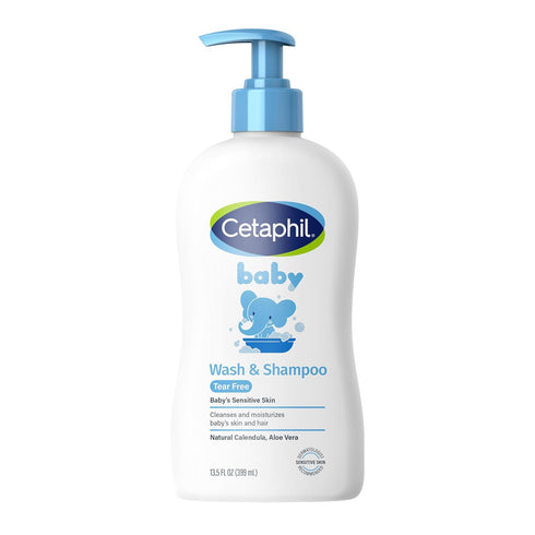 Cetaphil Baby Wash & Shampoo ,Tear Free, Paraben, Colorant and Mineral Oil