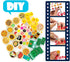 220pcs City Food Accessories Building Block, Friends-People Picnic Toys, Kitchen Restaurant DIY Pieces