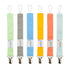 Babygoal Pacifier Clips, 6 Pack Holder for Boys and Girls, Fits Most Pacifier Styles and Baby Toys