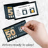Big Dot of Happiness Cheers and Beers to 50 Years - 50th Birthday Party Scratch Off Cards, 22 Count