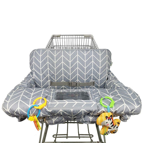 Shopping Cart Cover for Baby ICOPUCA Cotton High Chair Cover, Reversible, Machine