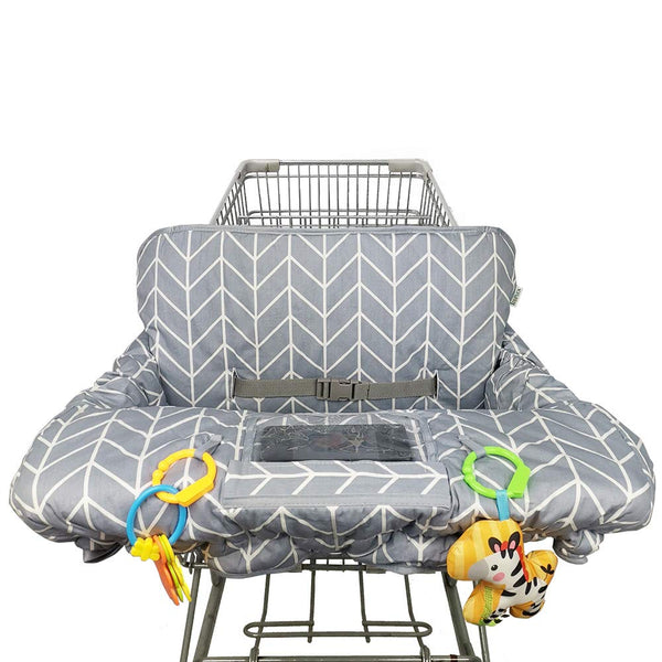 Shopping Cart Cover for Baby ICOPUCA Cotton High Chair Cover, Reversible, Machine