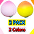 Kawaite 2 Pack 2 Peach Stress Balls Sensory Fidget Toys, Squishy Dough Ball, Fruit Stretchy Stress Ball, Fun and Soft
