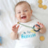 Silicone Teething Ring Toy, Baby Teether with Rattles, BPA Free Sensory Chew Toys for Babies 3-12 Months
