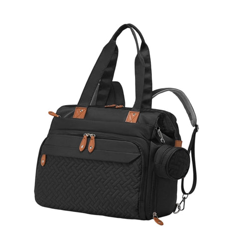 KiBcsLic Backpack Mommy, Diaper Bag Pacifier Case Oxford Cloth Holder Waterproof with Shoes Compartment Travel Bag