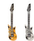 Treasure Gurus Set 2 40" Inflatable Silver Gold Electric Guitar Blow Up Toy for Swimming Pool Floaties