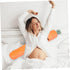 Ergonomic Cervical and Lumbar Support Pillow - Carrot Design for Multi-Functional Use