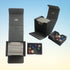AEGIS GUARDIAN Card Deck Box with Dice Tray for MTG Cards - Fits 150+ Sleeved Cards, Black