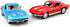 1/36 Scale Diecast Model Cars, 1963 Chevy Corvette Pull Back Vehicles Toy Cars for Boys and Girls