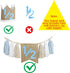 1/2 Banner,1/2 Hat,6 Birthday High Chair Banner, Half Way To One Crown Months Photo Backdrop,Wall Hangings Decorative