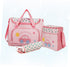 Mummy Set Multi-function Bag Tote Diaper Bag Changing Pad Tote Bottle Holder Large Capacity Car Pattern