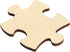 Juvale 100 Blank Wooden Puzzle Pieces for Crafts, DIY Art Projects, Unfinished Freeform Jigsaw Wood Puzzle