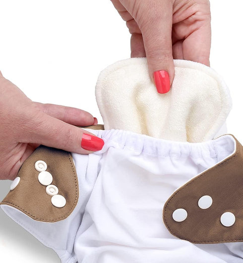 10 Pack Nora's Nursery Baby Cloth Pocket Diapers Inserts