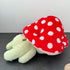 Cute Frog Plush Toy - 10" Stuffed Animal with Red Mushroom Hat for Kids and Adults