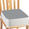 Booster Seat for Kitchen Chair - 4-Point Anchor 3.8" Lift Toddler Booster