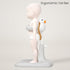 VEAREAR Foldable Baby Bathtub with Shower Rack, Anti-Slip Base Portable Toddler Bath Stand Duck Design, Adjustable Baby