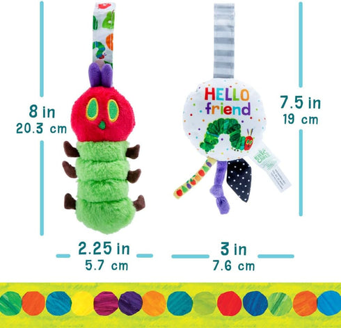 KIDS PREFERRED Eric Carle The Very Hungry Caterpillar Chime and Bell Set for Babies