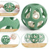 0-6 6-12 MCGMITT Sensory Balls for Baby, Easy Grasp Food Grade Stretchy Silicone Baby Teether Ball for Months, BPA-Free