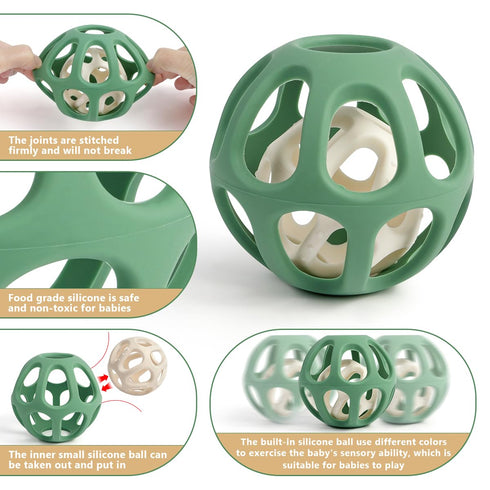 MCGMITT Portable Potty with Bonus Silicone Baby Teether Ball