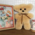 funlife 100% Australian Soft Lambskin Flat Teddy Bear for Baby Birthday Gift, Cream