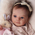GYCV 18 Inch Set Lifelike Reborn Baby Dolls Girl - Realistic Newborn Vinyl Baby Real Life Baby Dolls Soft Body Real